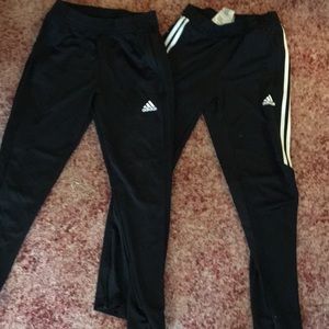 Two adidas jogger pants
